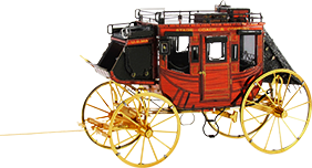 Wild West stagecoach
