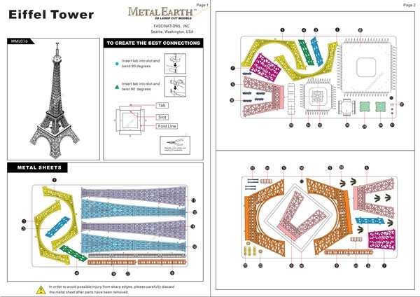 Picture of MEGA Eiffel Tower Unassembled