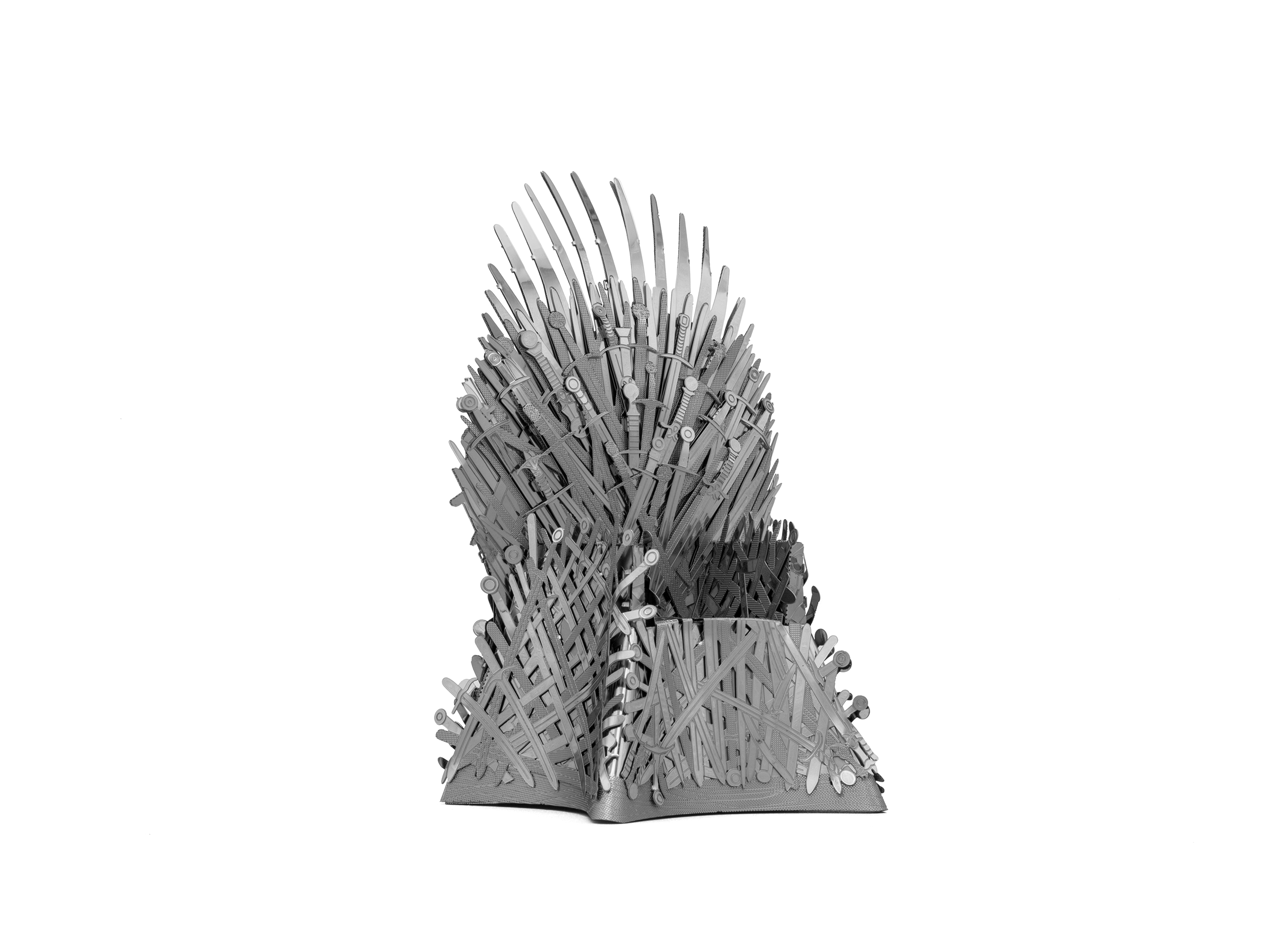 Iron Throne Drawing : Hand drawn iron throne of westeros made of